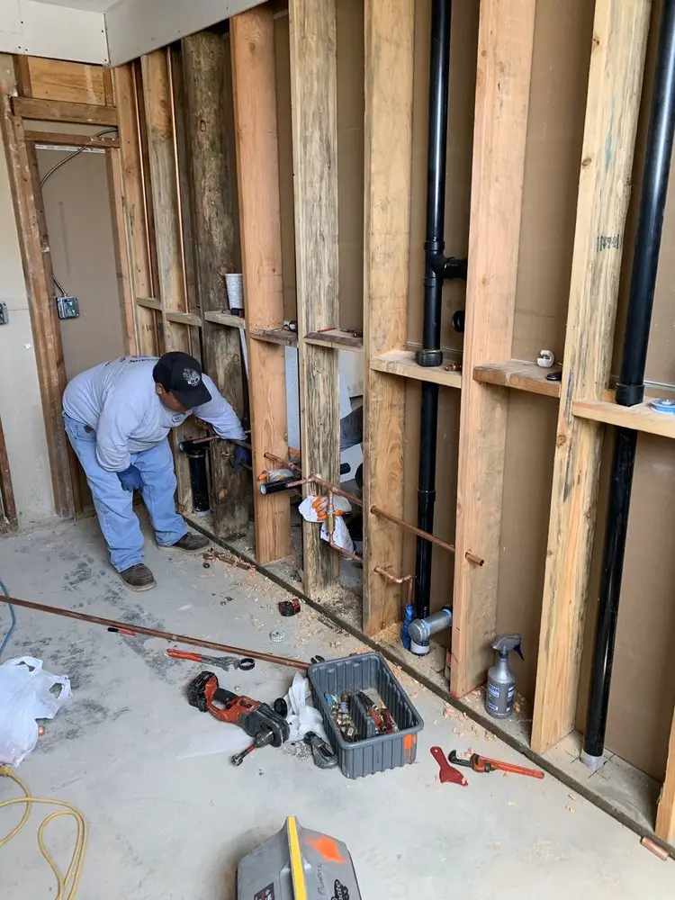 Commercial rough-in plumbing for Gas Line Repair in De Ruyter